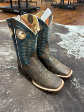 Load image into Gallery viewer, Men’s Roper Ride ‘em Brown Square Toe