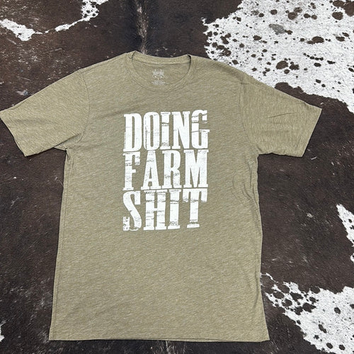 Doing Farm Shit Sage Tee.