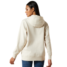 Load image into Gallery viewer, Ariat Womens Oatmeal Heather Logo 2.0 Hoodie.