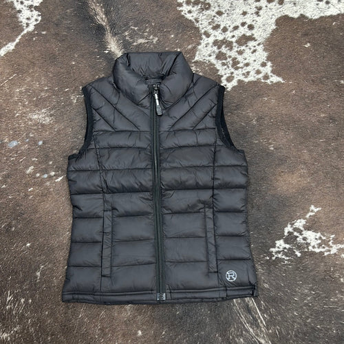 Roper Girls Black Vest.