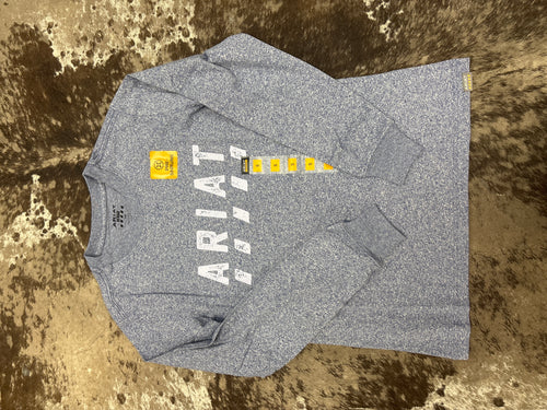 Women’s Rebar Cotton Logo Long Sleeve T-Shirt.