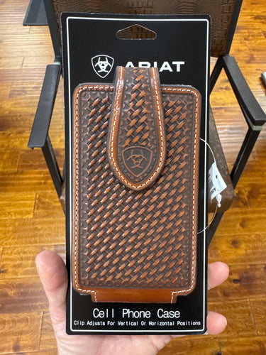 Ariat Basketweave Cell Phone Holder