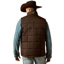 Load image into Gallery viewer, Ariat Men's Crius Brown Quilted Insulated Vest.
