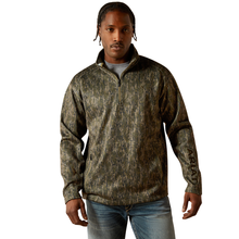 Load image into Gallery viewer, Ariat Green Treebark Camo Caldwell 1/4 Zip Up Sweater.