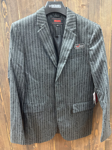 Men’s Rock & Roll Charcoal Blazer