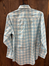 Load image into Gallery viewer, Men’s Panhandle Slim Turquoise Longsleeve Button Up