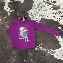 Load image into Gallery viewer, Girl’s Wrangler Midnight Purple LS Shirt