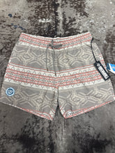 Load image into Gallery viewer, Mens Taupe Aztec Swim Trunks