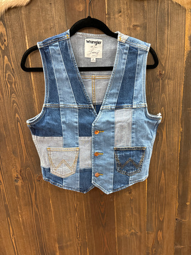 Wrangler Lainey Wilson Patchwork Vest