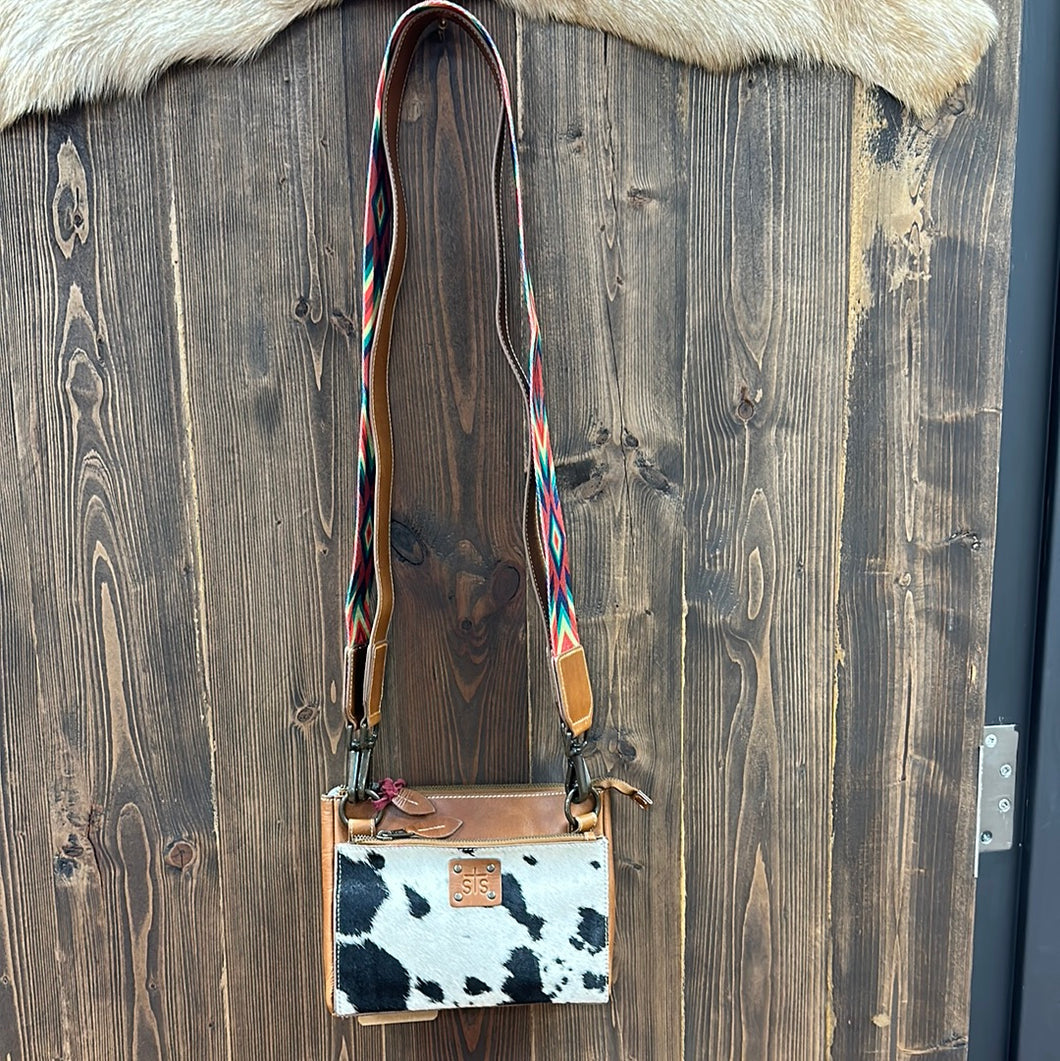 STS Basic Bliss Cowhide Lily Crossbody Bag.