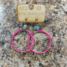 Load image into Gallery viewer, Hoops w/ Star Earrings.