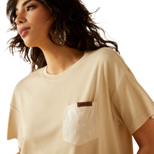 Load image into Gallery viewer, Ariat Ladies Patron Oyster Gray Short Sleeve Top.