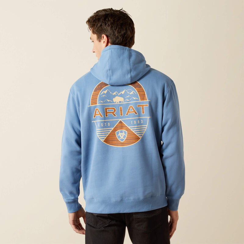 Ariat Coronet Blue Sun Valley Circle Hoodie.