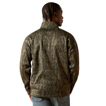 Load image into Gallery viewer, Ariat Green Treebark Camo Caldwell 1/4 Zip Up Sweater.