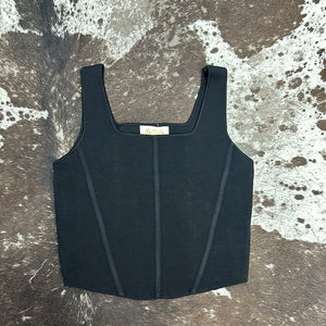 City Night Out Spandex Crop Sweater Top.