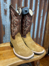 Load image into Gallery viewer, Boy’s Old West Brown Suede Boot