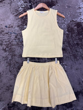 Load image into Gallery viewer, Banana Knit Tank And Woven Skirt Set