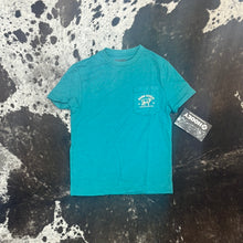 Load image into Gallery viewer, Charbray youth boys teal short sleeve t shirt hooey