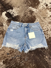 Load image into Gallery viewer, Women’s Lovervet Rigid Denim Mom Shorts