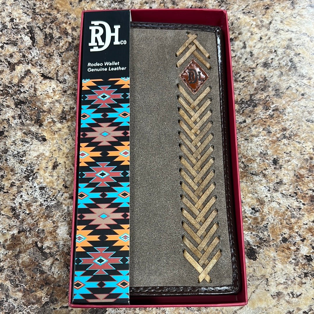 Red Dirt Hat Co. Herringbone Rawhide Wallet – Rustic Soul