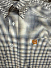 Load image into Gallery viewer, Men’s Cinch White Yellow Plaid LS Button Up