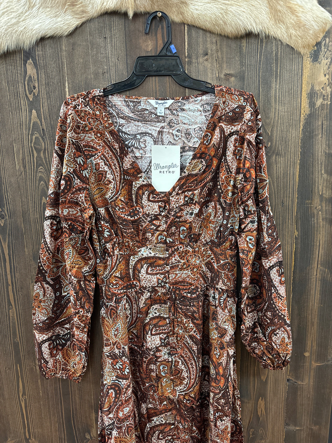 paisley long sleeve maxi dress Pink Paisley Deep V-Neck Long Sleeve Maxi Dress PinkBlush