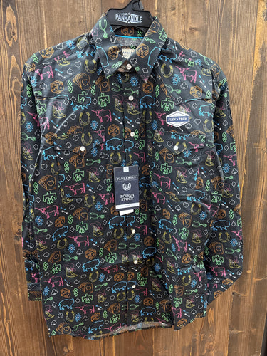 Men’s Panhandle Vegas Pattern Snap Up