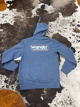 Load image into Gallery viewer, Men’s Wrangler Blue Logo Hoodie