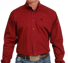 Load image into Gallery viewer, Mens Cinch Solid Red Button Up.