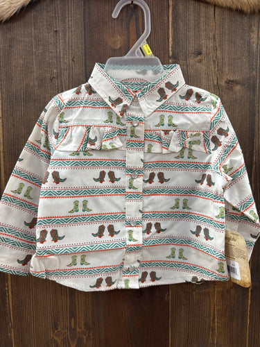 Wrangler Baby Boot Snap Shirt