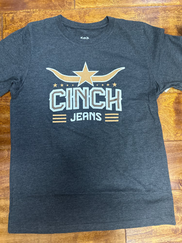 Boys Cinch Charcoal Tee.