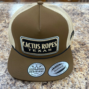 Cactus Ropes Brown/Tan Trucker Hat.