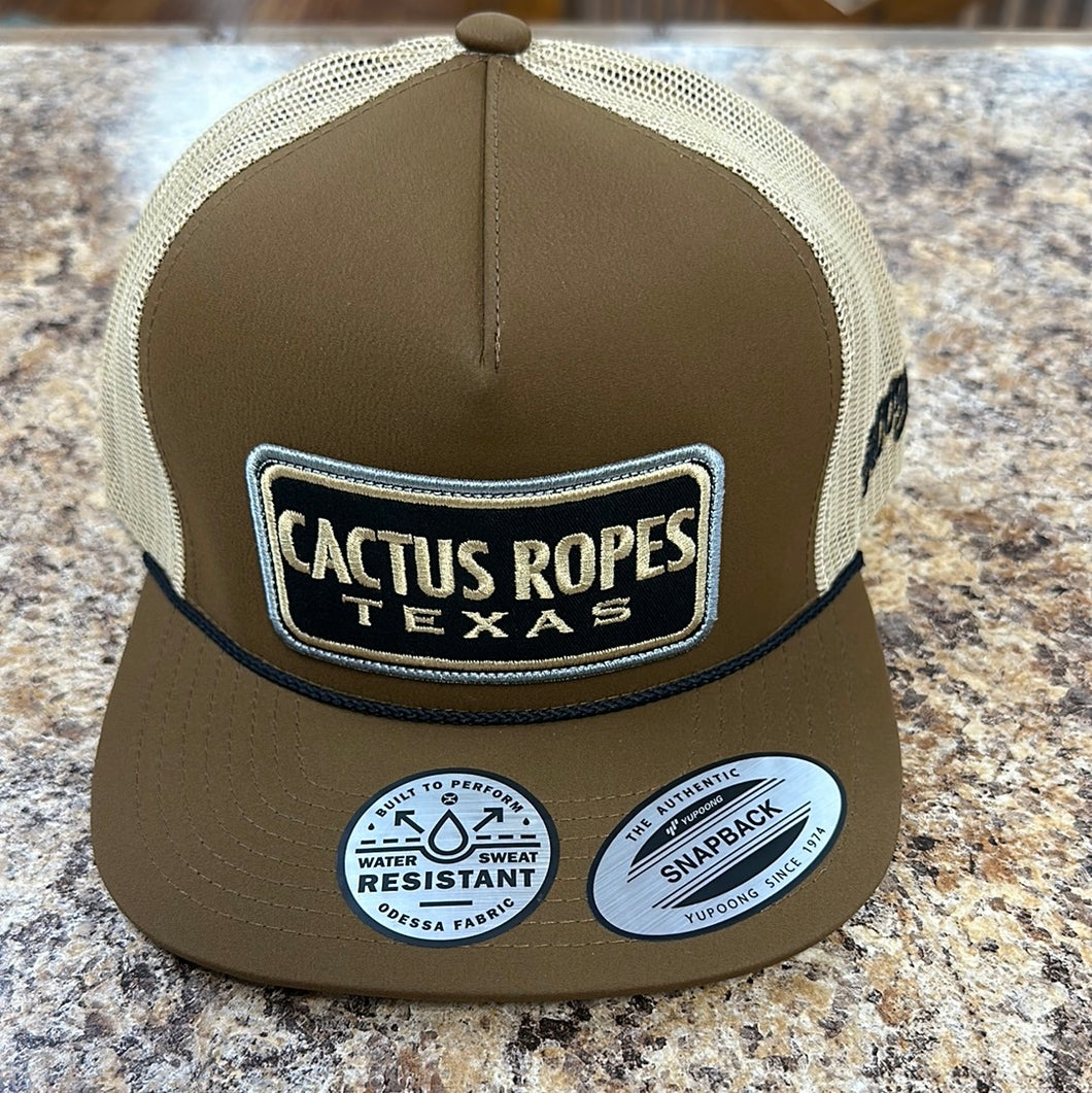 Cactus Ropes Brown/Tan Trucker Hat.