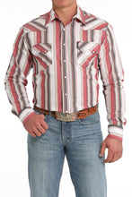 Load image into Gallery viewer, Cinch Men’s Modern Fit Striped Snap Up.