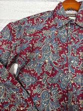 Load image into Gallery viewer, Men’s Stetson Ruby Paisley LS Snap