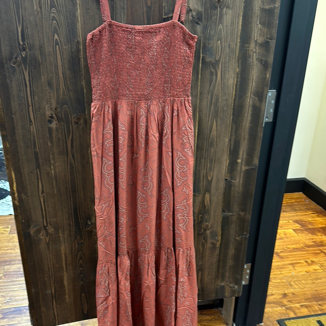 Wrangler Retro Maxi Dress with Pockets.