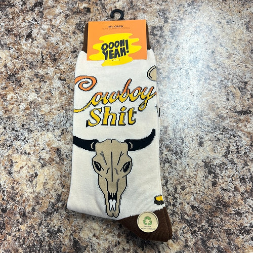 Cowboy Shit Socks