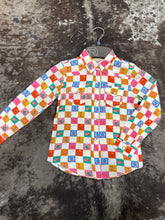 Load image into Gallery viewer, Girls Roper Checkers Print PS