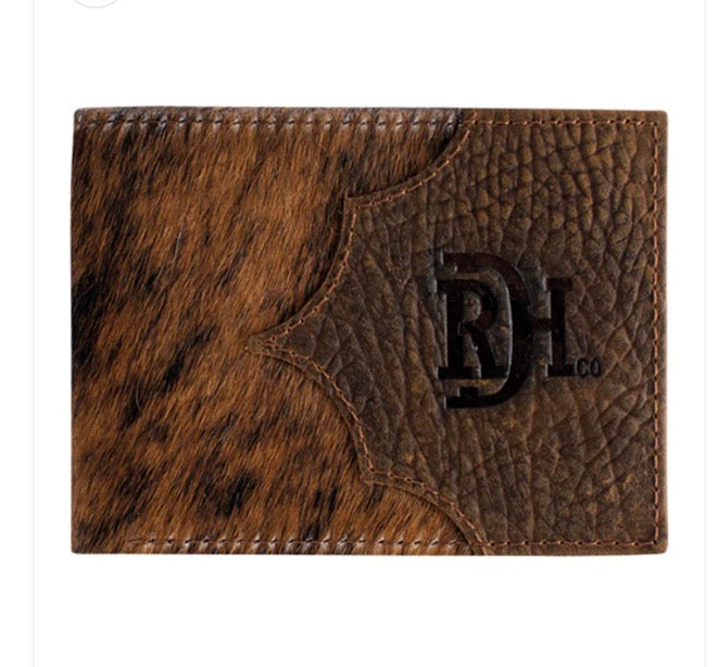 Red Dirt Hat Co Bifold Wallet Yoke W/ Hair On Leather – Rustic Soul