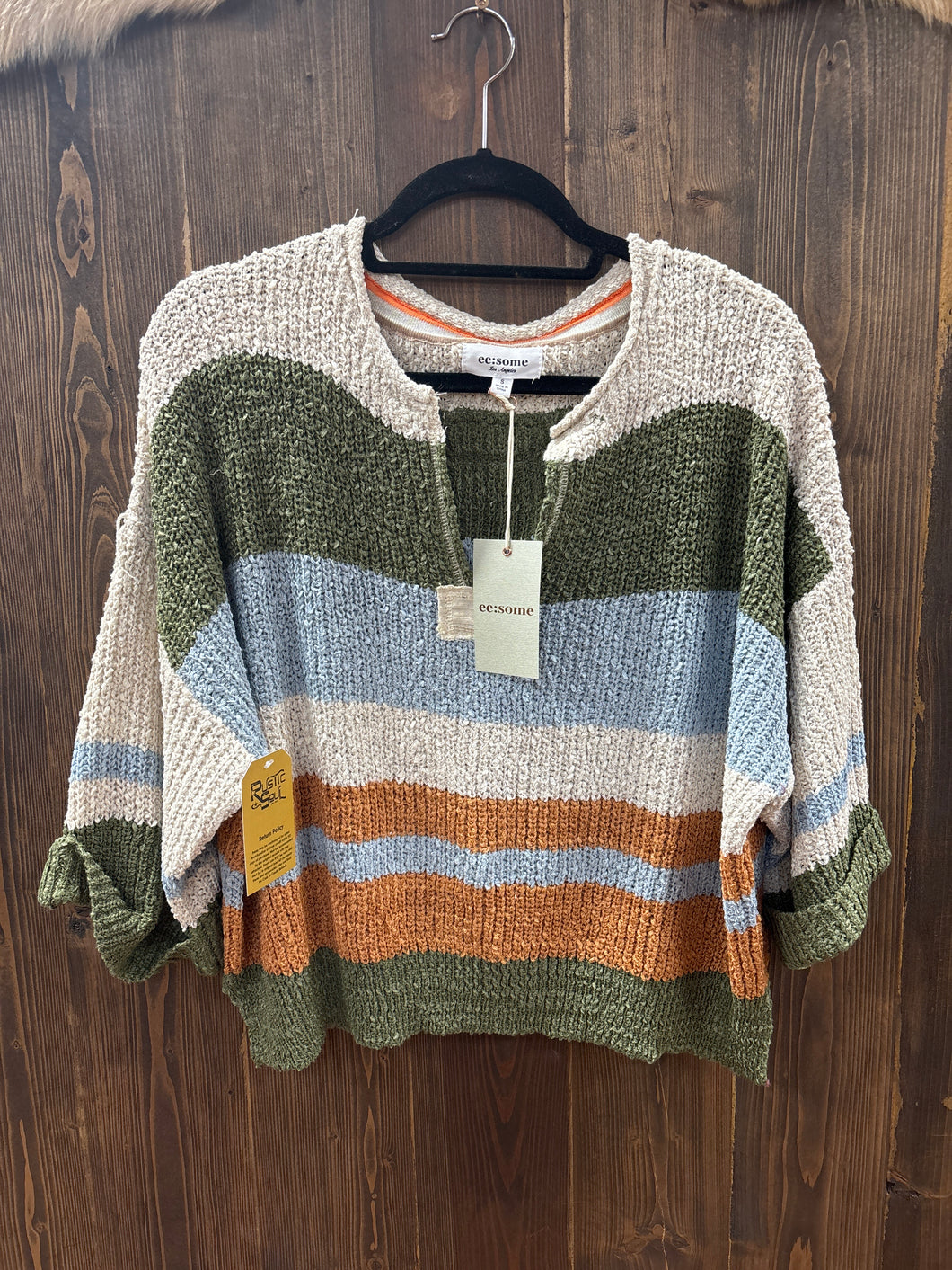 Women’s Striped Knit Sweater