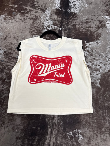Mama Tried Women’s Boxy Muscle Tank