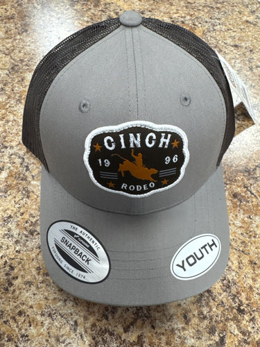 Boys Cinch Gray Trucker Cap