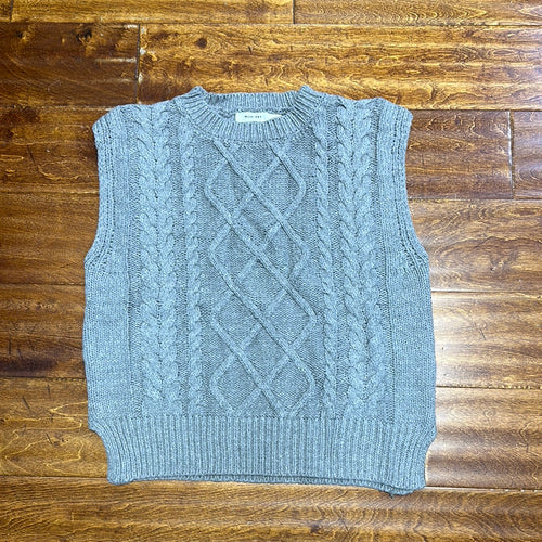 Womens Grey Sweater Vest.