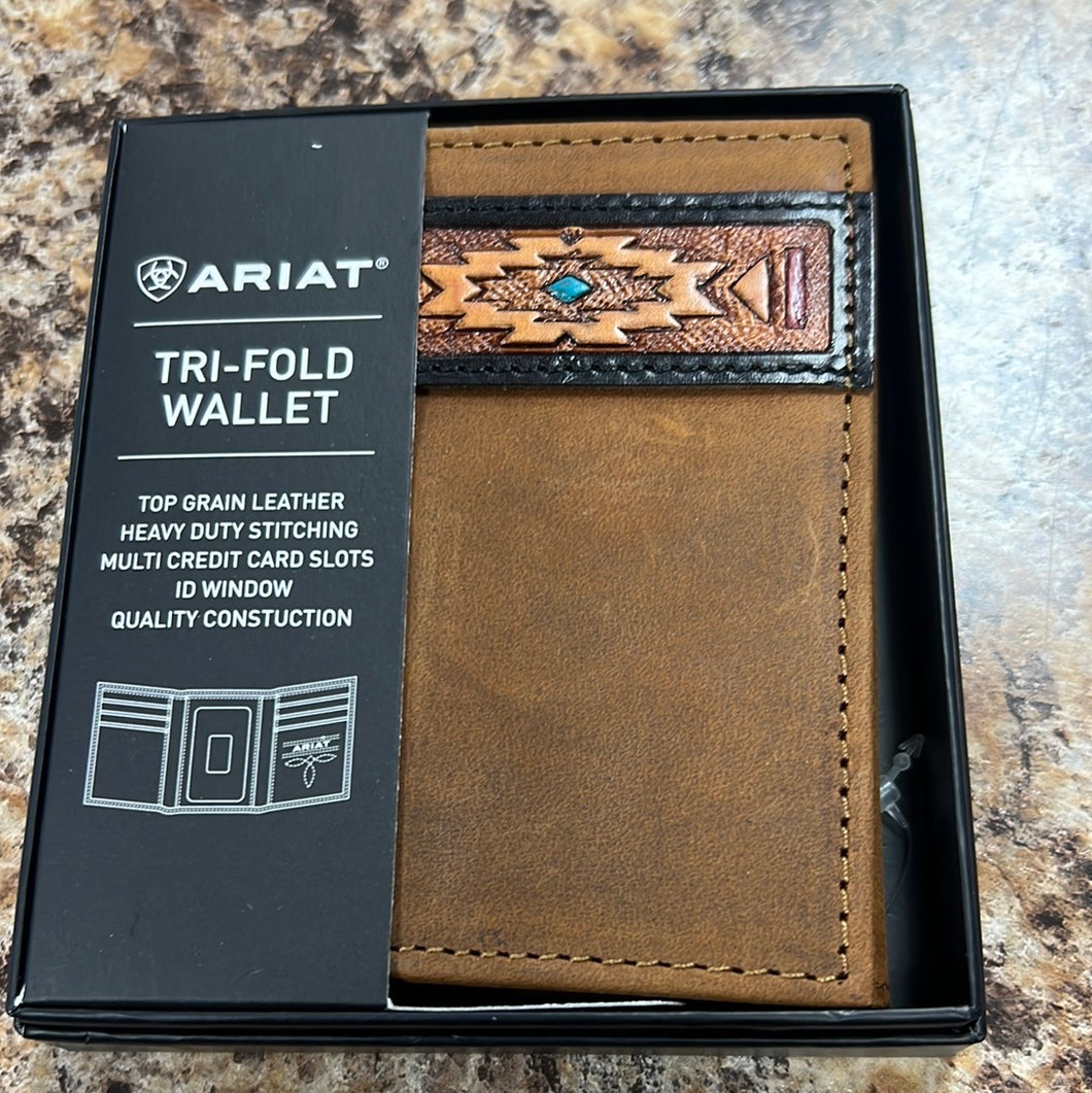 Ariat Trifold Tooled Leather Strip