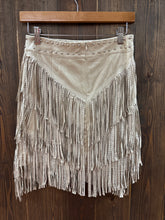 Load image into Gallery viewer, Women’s Metal Stud Layered Fringe Skirt
