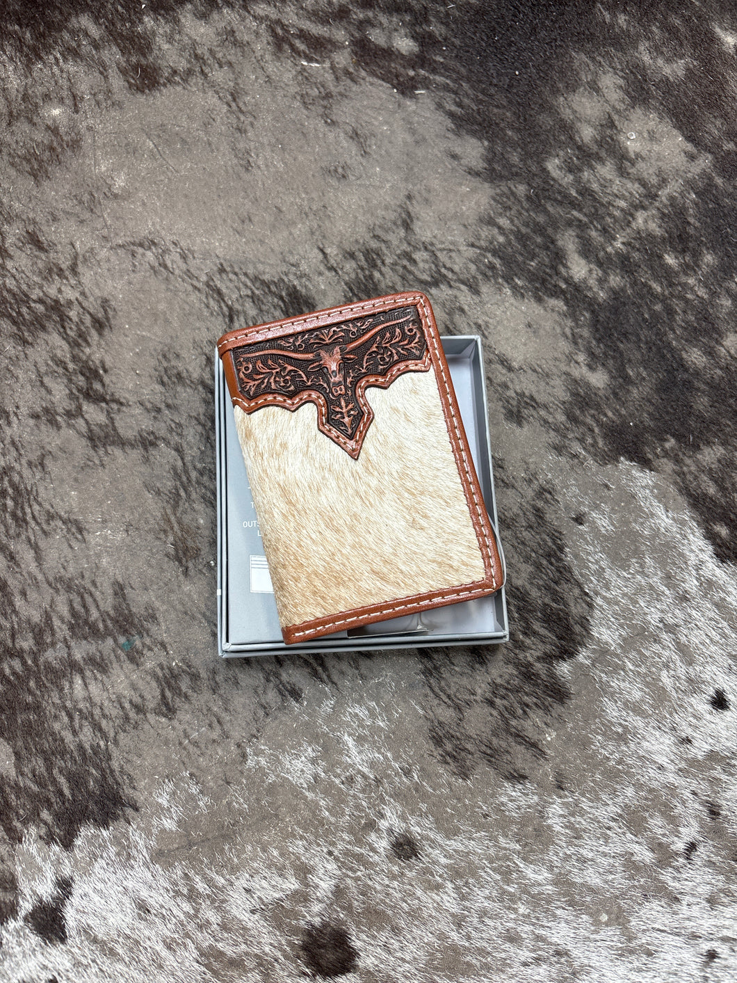 Nocona Longhorn Leather Wallet