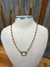Load image into Gallery viewer, Rhinestone Circle Necklace