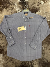 Load image into Gallery viewer, Men’s Ariat Navy Bowen LS Button Up