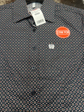 Load image into Gallery viewer, Women’s Cinch Circle Print LS Button Up