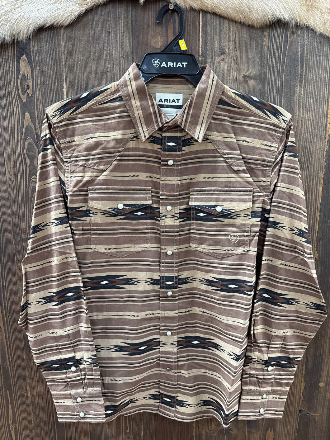 Men’s Ariat Hobart Retro Long Sleeve Snap Shirt